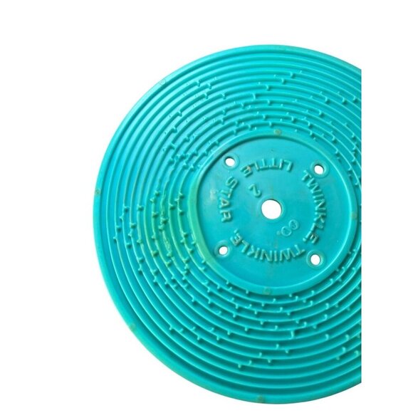 Vintage Fisher Price Music Box Record Player with 3 Plastic Records Works - Picture 16 of 16